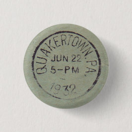 Bóton Redondo 2.54cm Quakertown 1932