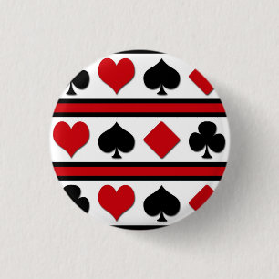 Bóton Redondo 2.54cm Quatro conjuntos de cartas