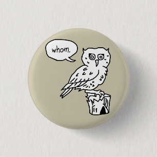 Bóton Redondo 2.54cm quem botão da gramática g33k