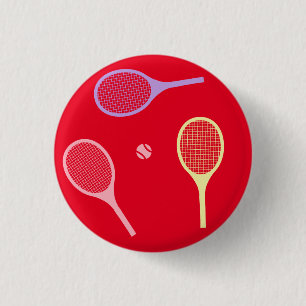 Bóton Redondo 2.54cm Rackets de Tênis de Pastel com esfera de Tênis em