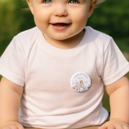 Bóton Redondo 2.54cm Rainbow Fairy Girl Magic Teapot Aniversário