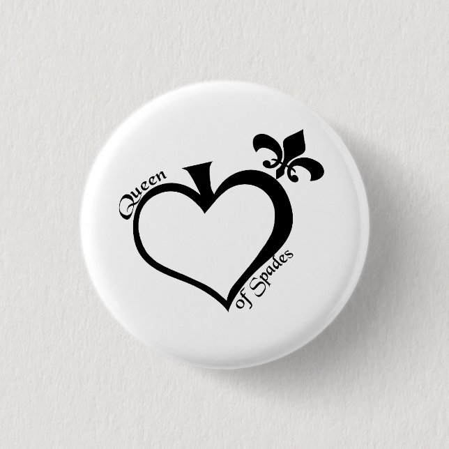 Bóton Redondo 2.54cm rainha do botão da manutenção programada das pás (Frente)