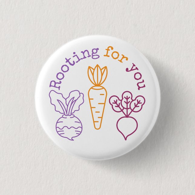 Bóton Redondo 2.54cm Raiz para você (Frente)