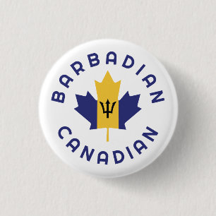 Bóton Redondo 2.54cm Raízes Barbadianas do Canadá