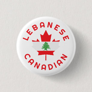 Bóton Redondo 2.54cm Raízes libanesas canadenses