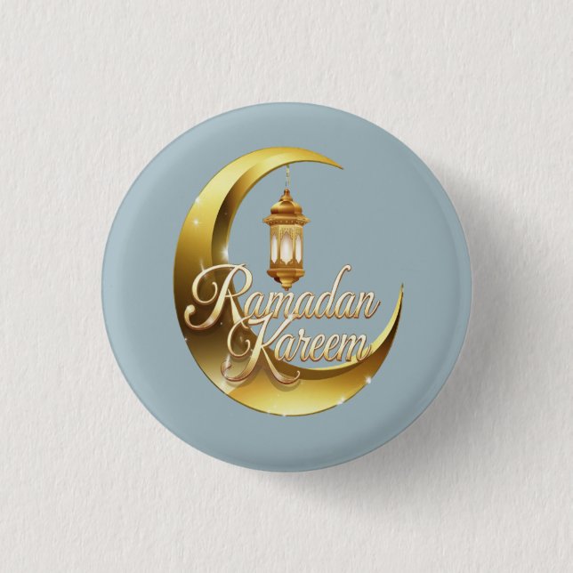 Bóton Redondo 2.54cm Ramadan Kareem (Frente)