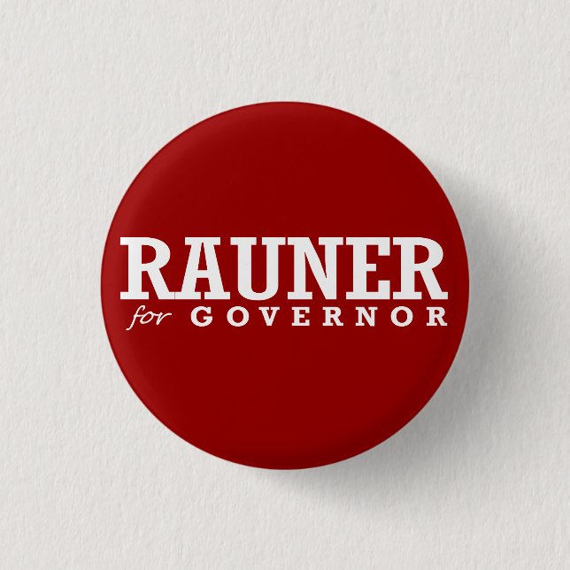 BÓTON REDONDO 2.54CM RAUNER PARA O GOVERNADOR 2014 (Frente)