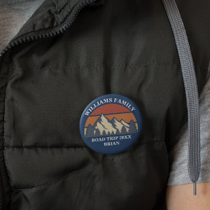 Bóton Redondo 2.54cm Reunião Personalizada Das Férias De Viagem Da Fa