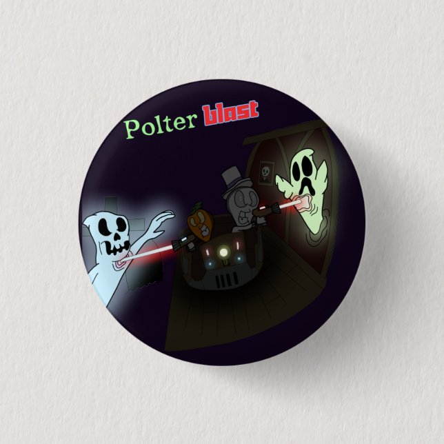 Bóton Redondo 2.54cm REVIDEOLAND PolterBLAST Falcn halloween 2020 (Frente)