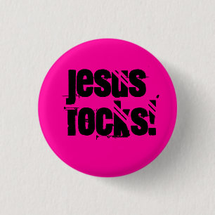Bóton Redondo 2.54cm Rochas de Jesus! - Personalizado