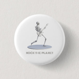 Bóton Redondo 2.54cm Rock The Planet