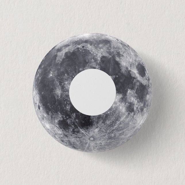 Bóton Redondo 2.54cm Rosquinha da lua (Frente)