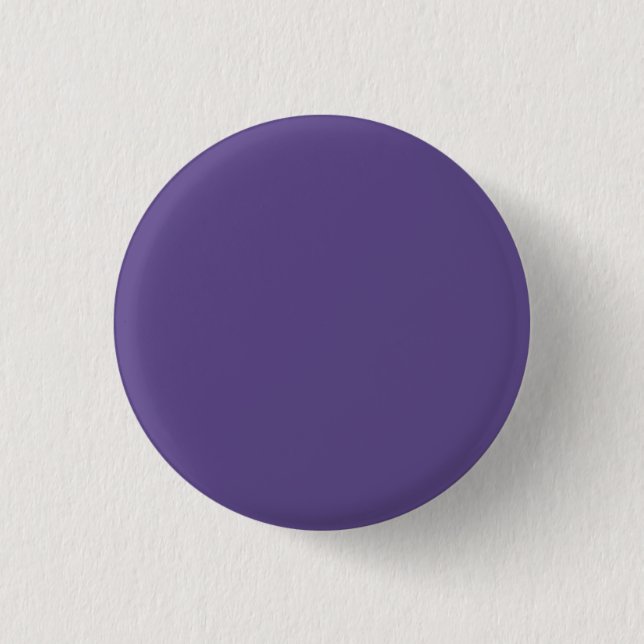 Bóton Redondo 2.54cm Roxo Ultra Violeta Cor Sólida (Frente)