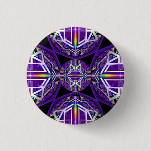 Bóton Redondo 2.54cm Roxo W3