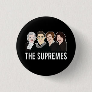 Bóton Redondo 2.54cm Ruth Bader Ginsburg Mug, Mulher da Suprema Corte