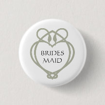 Sage Green Irish Celtic Swan Love Knot Bridesmaid