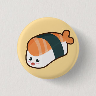 Bóton Redondo 2.54cm Salmões do nigiri de Kawaii