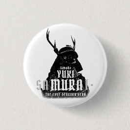 Bóton Redondo 2.54cm SANADA YUKIMURA (Dark ver.)