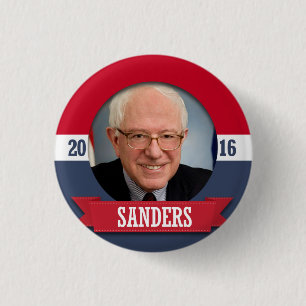 Bóton Redondo 2.54cm Sanders para Presidente