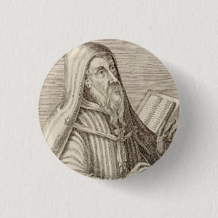 Bóton Redondo 2.54cm Santo Agostinho de Hipona Doutor da Igreja