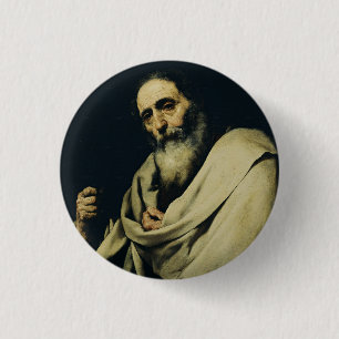 Bóton Redondo 2.54cm Santo Bartolomeu o Apóstolo Belas Artes
