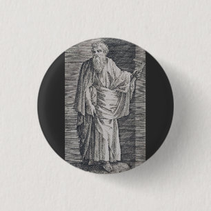 Bóton Redondo 2.54cm São Mateus o Evangelista - Reprodução de Arte Fina