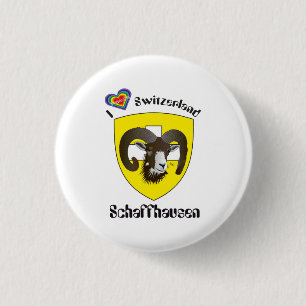 Bóton Redondo 2.54cm Schaffhausen Suíça Button
