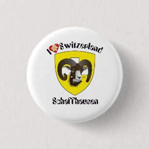 Bóton Redondo 2.54cm Schaffhausen Suíça Button