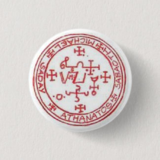 Bóton Redondo 2.54cm Selo do botão de Michael