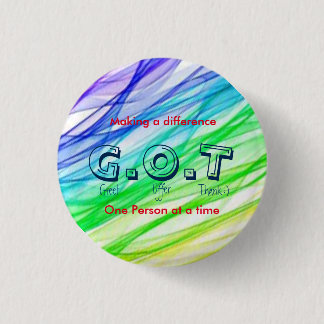 Bóton Redondo 2.54cm Serviço ao cliente de "G.O.T"?