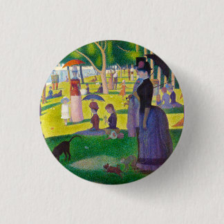 Bóton Redondo 2.54cm Seurat La Grande Jatte Button