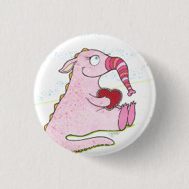 Bóton Redondo 2.54cm Shirley o monstro, botão