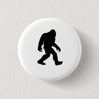 Bóton Redondo 2.54cm Silhueta de Bigfoot