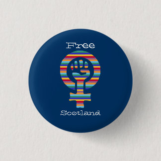 Bóton Redondo 2.54cm Símbolo feminista Pinback da independência