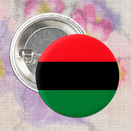 Bóton Redondo 2.54cm Símbolo Pan-Africano Flag & UNIA / fã esportivo