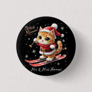 Bóton Redondo 2.54cm Skibidi Rizzmas O Mais Engraçado Memória De Natal