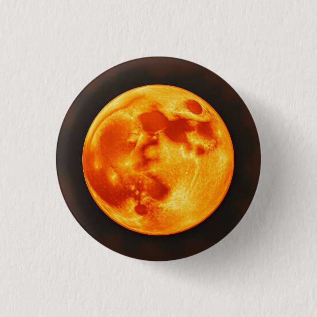 Bóton Redondo 2.54cm Sol Ardente (Frente)