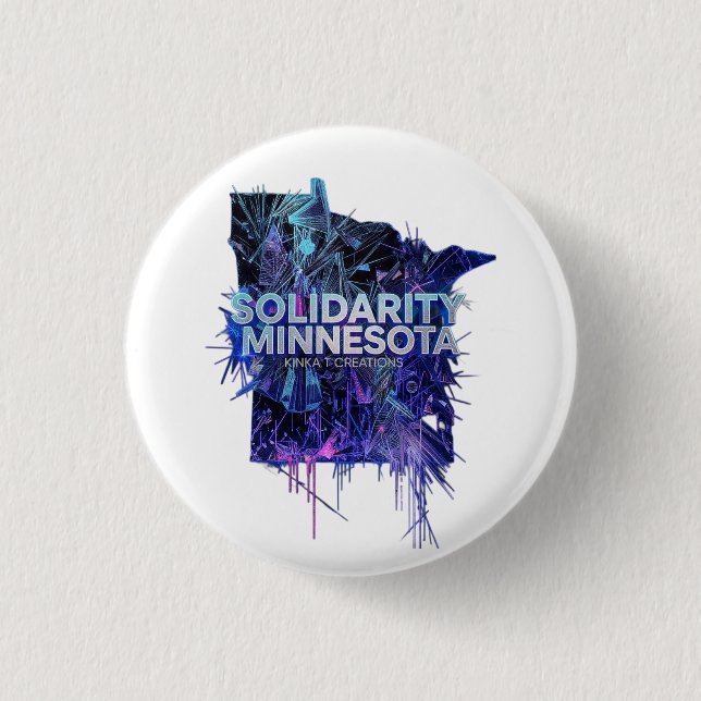 Bóton Redondo 2.54cm Solidarity Minnesota (Frente)