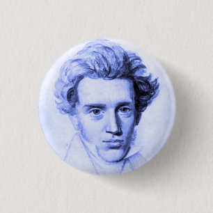 BÓTON REDONDO 2.54CM "SOREN KIERKEGAARD"