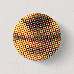 Bóton Redondo 2.54cm Sorriso CMYK de Mona