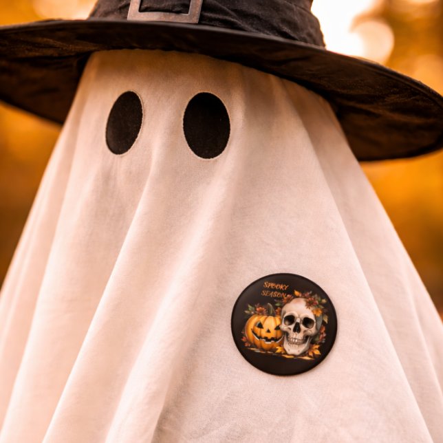 Bóton Redondo 2.54cm Spooky Season Halloween (Criador carregado)