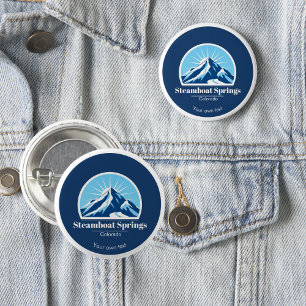 Bóton Redondo 2.54cm Steamboat Primavera Colorado ski resort