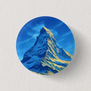 Bóton Redondo 2.54cm Suiça de Matterhorn Zematt