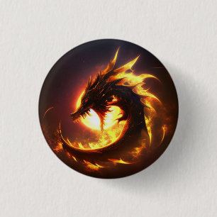 BÓTON REDONDO 2.54CM SUNBURST DRAGON
