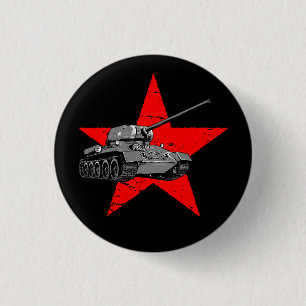 Bóton Redondo 2.54cm T-34-85 Tanque médio soviético