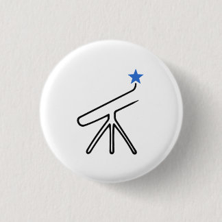 Bóton Redondo 2.54cm Telescópio Desenho de Linha Contínua com Estrela A