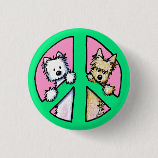 Bóton Redondo 2.54cm Terriers For Peace