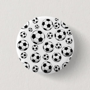 Bóton Redondo 2.54cm Teste padrão da bola de futebol