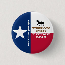 Bóton Redondo 2.54cm Texan para o botão do trunfo