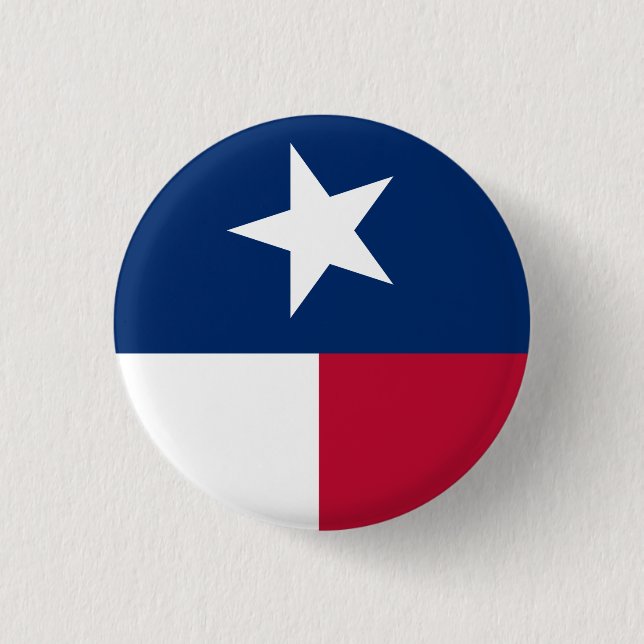 Bóton Redondo 2.54cm Texas Flag (vertical) (Frente)